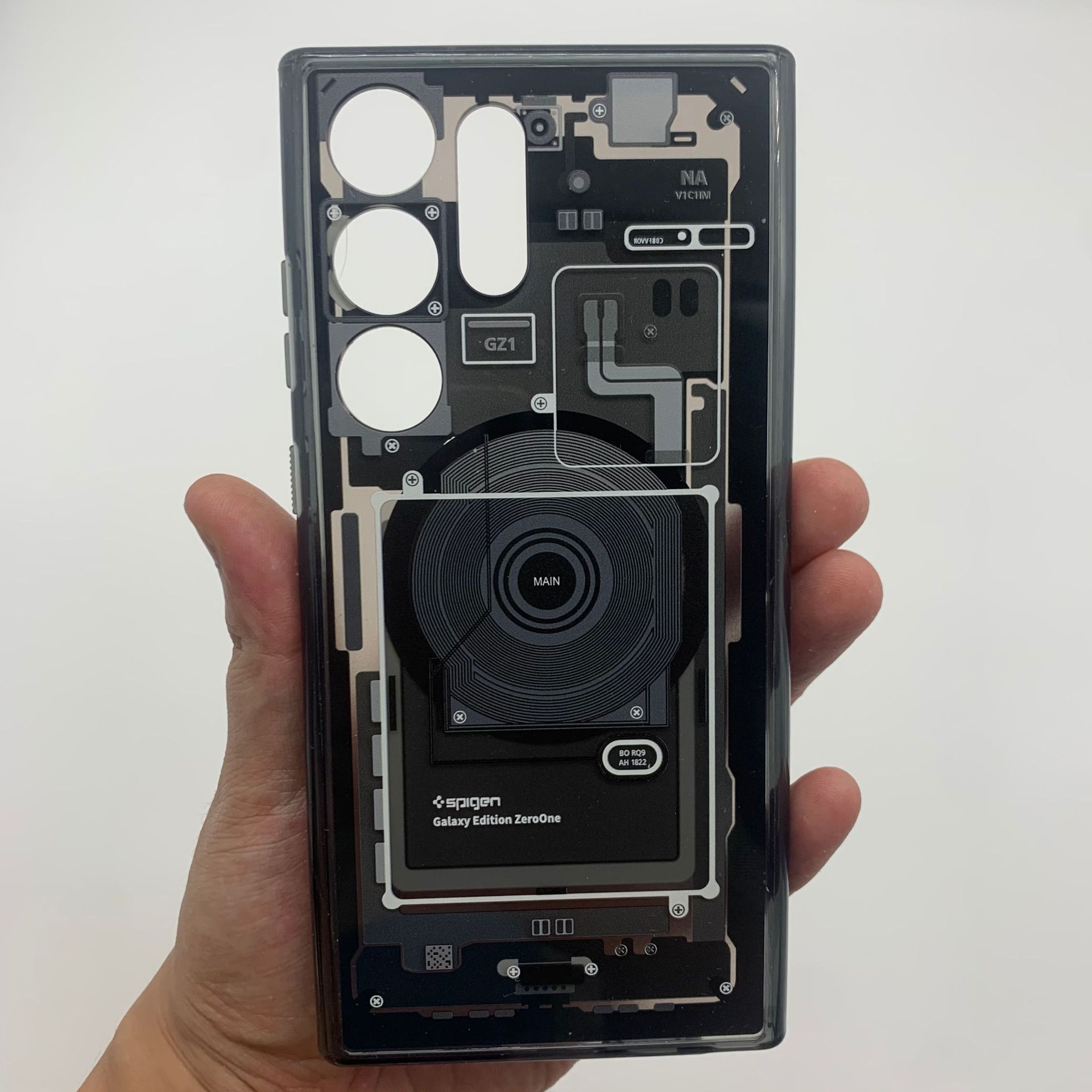 Spigen para Samsung S23 + agujero fino caja del teléfono magnético S23Ultra/placa de circuito MagSafe protección