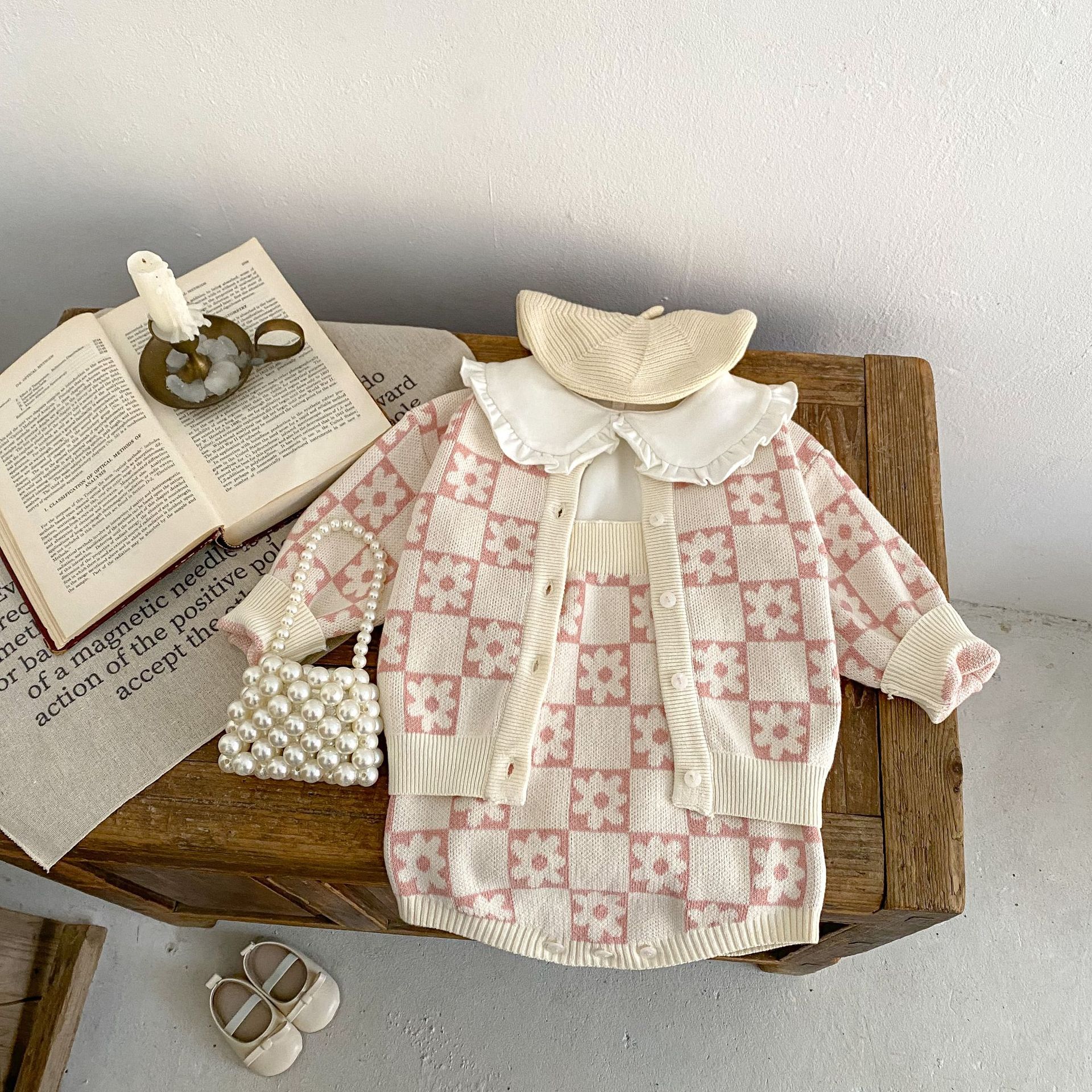 Mignon Fleur Coton Bébé Vêtements Ensembles display picture 4