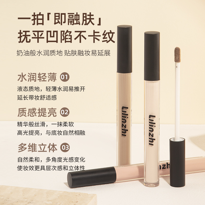 Filtro Lilinzhi líquido de reparación facial hidratante ligero brillante sombra de nariz contorno natural fabricantes de líquido de reparación facial image 4