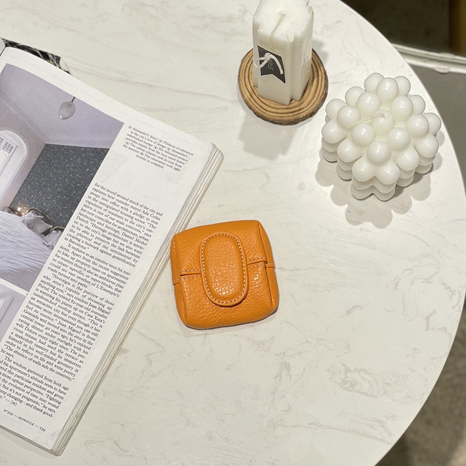 Monedero de cuero genuino primera capa de piel de vaca mini billetera de almacenamiento clave transfronteriza pequeña billetera de piel de vaca de las mujeres