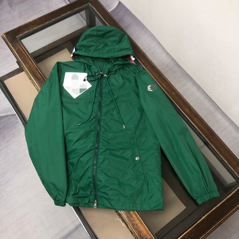 正确版mon蒙家男士抽绳连帽上衣服运动减龄休闲风衣外套专柜同款|undefined