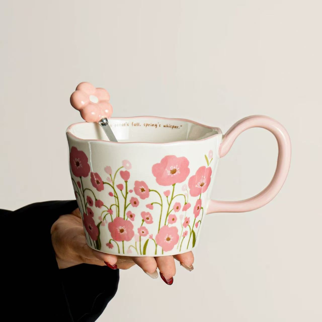 Tazas de cerámica de gran capacidad de tazas de agua de pareja de alta calidad tazas de café de oficina de mujeres tazas de té