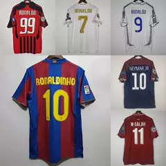 Retro Reprinted Classic Jersey Kaka C Roneymar Ronaldinho a generation of hair