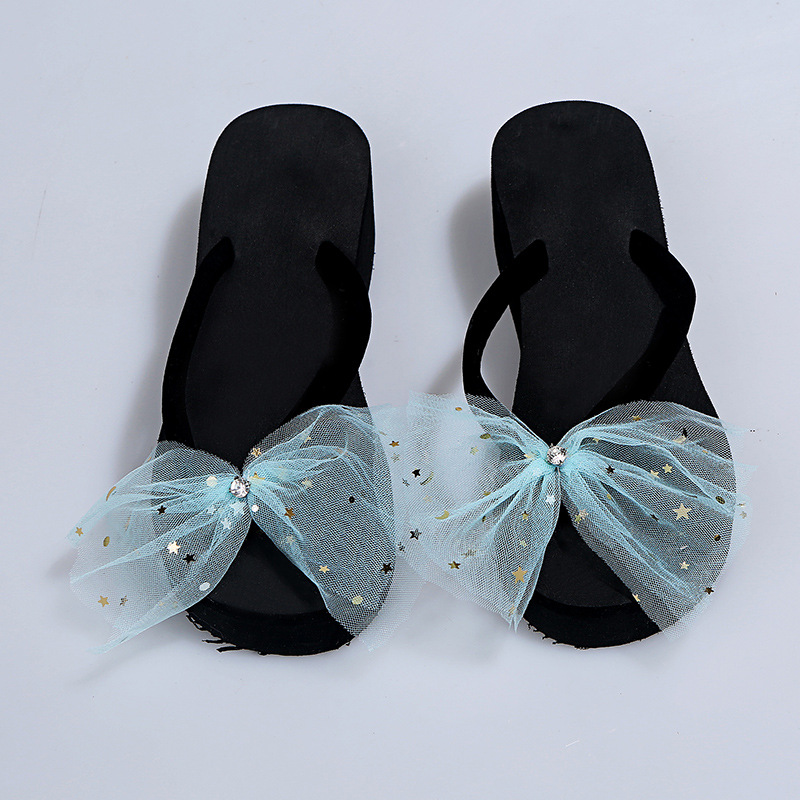 Chanclas de playa con lentejuelas para mujer NSKJX71203