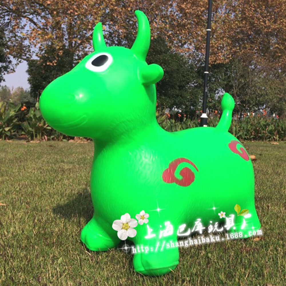explosion-proof inflatable painted toy for jumping