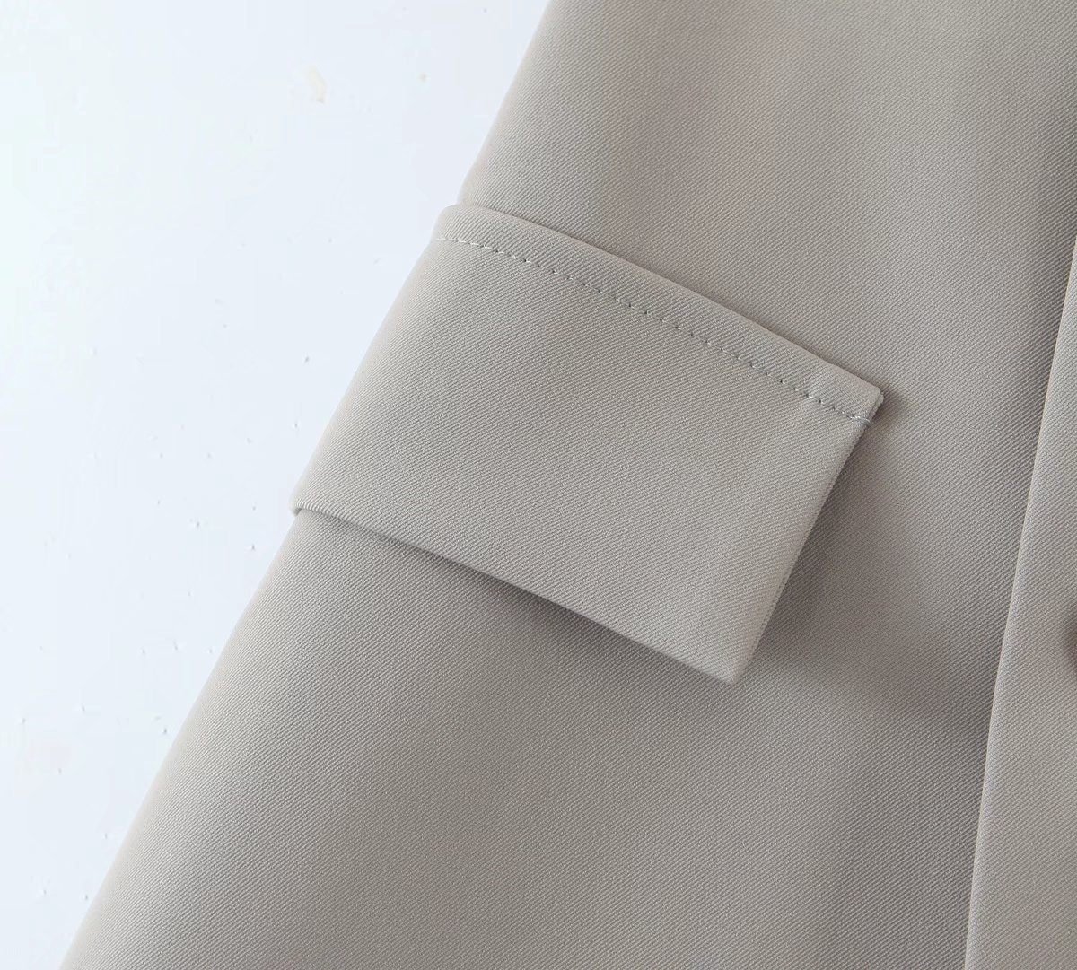 2022 New Women's Wear Autumn/Winter Gray Temperament Commuting Suit Set_voghion.com