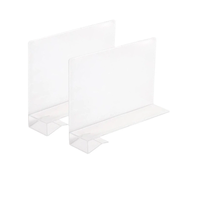 Divider board wardrobe transparent cabinet divider board refrigerator partition rail drawer partition sorting board