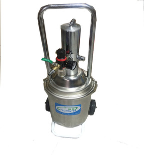 Pneumatic high-pressure stainless steel barrel grease gun butter pump 12L butter machine grease filling machine with roller new