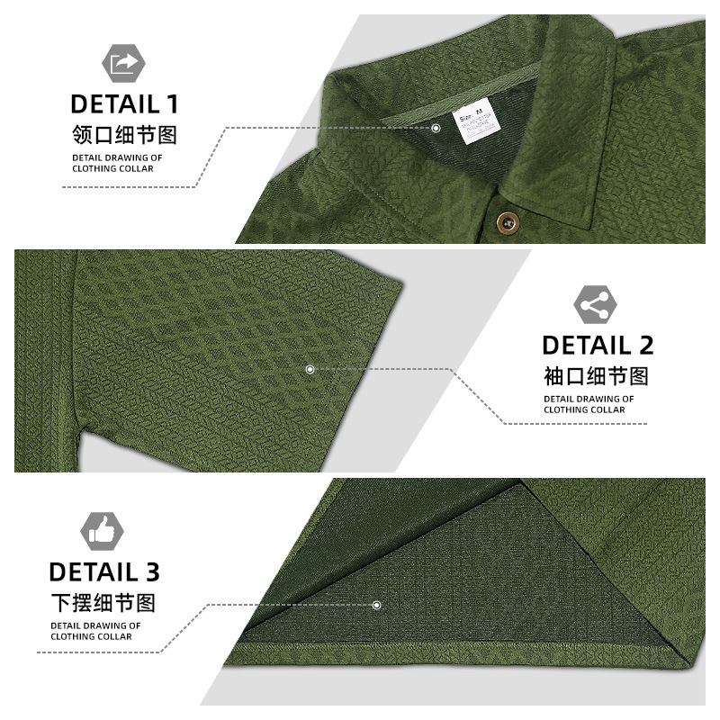 24 primavera y verano Amazon cross-border pantalones casuales de los hombres europeos y americanos solapa pesada chaqueta de punto jacquard traje de talla grande