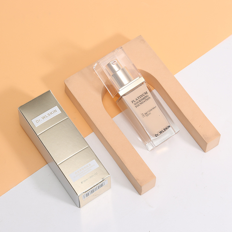 Dr. WLSKIN Water Ripple Gold Level Skin-Care Foundation Cream with Light-Reflecting Fine Texture, Concealer, Moisturizing Essence Foundation for Women