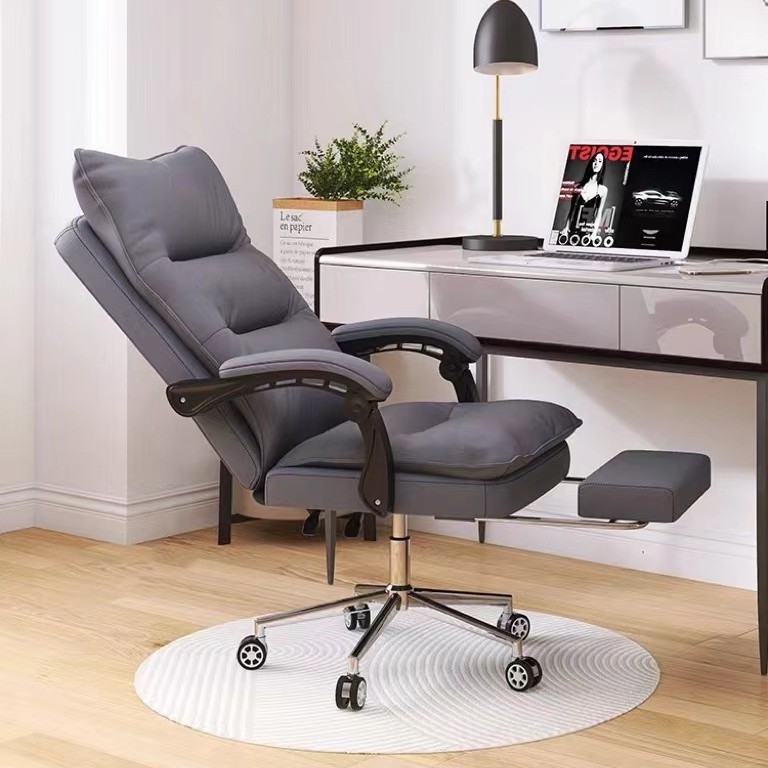 Silla de computadora silla de respaldo para el hogar cómoda silla de oficina ergonómica de larga duración tecnología tela estudio silla de elevación giratoria