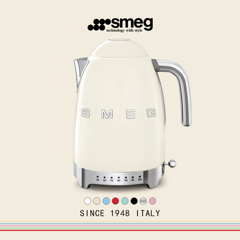 現物ヨーロッパ規格イタリアSMEGレトロ電気ポットお茶7段温度家庭用プレゼント|undefined