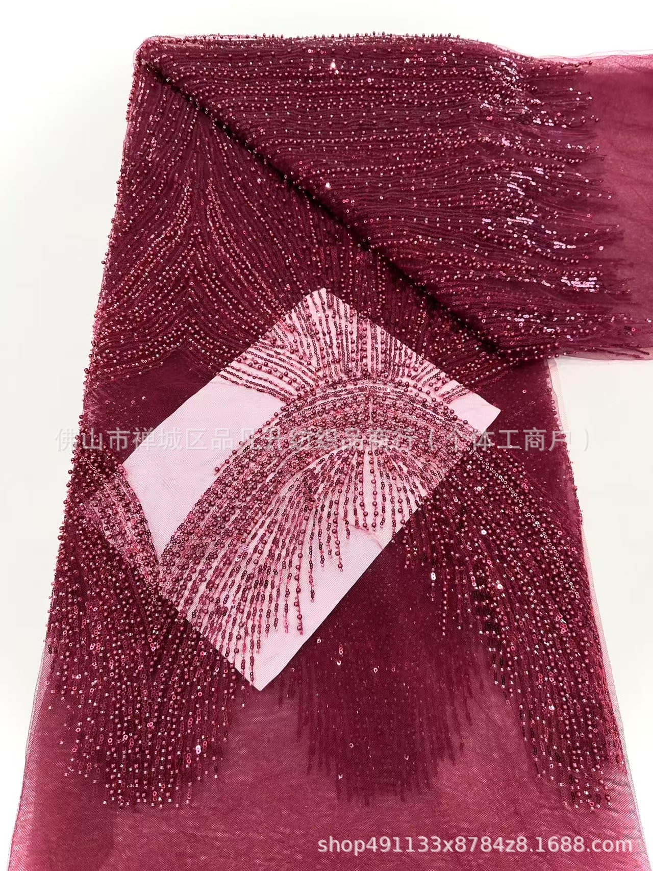 Tejido bordado de flores, tejido de sequinilla, tejido de boda, tejido bordado de sequinilla, fábrica de tejido bordado en stock al por mayor