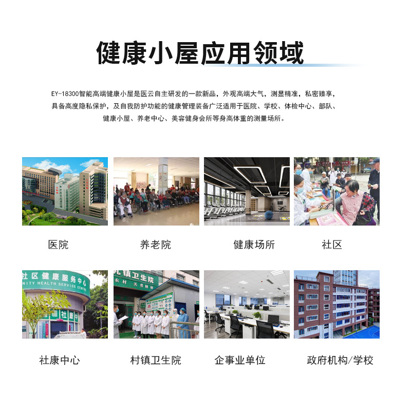 Clínica en la nube de Zhilian Health Cabin Examen físico Evaluación de riesgos para la salud Consulta remota de salud ocupacional