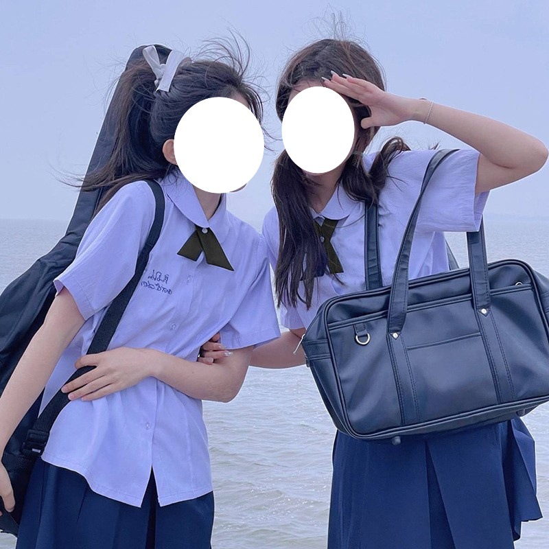 Thai school uniform, female student outfit, performance costume, JK shirt, uniform, Japanese high school uniform, graduation season class uniform set