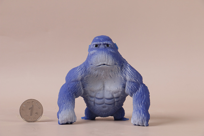 60g Weight Fidget Toys, squishy toy Toys Type TPR Material Orangutan Pattern Cartoon Style, Basic Style Total Huang Decompression Gorilla Toy Big Mouth Donkey Decompression Squeezing Toy Sand Carving Vent Artifact Bobo Chicken Internet-Famous Toys 14
