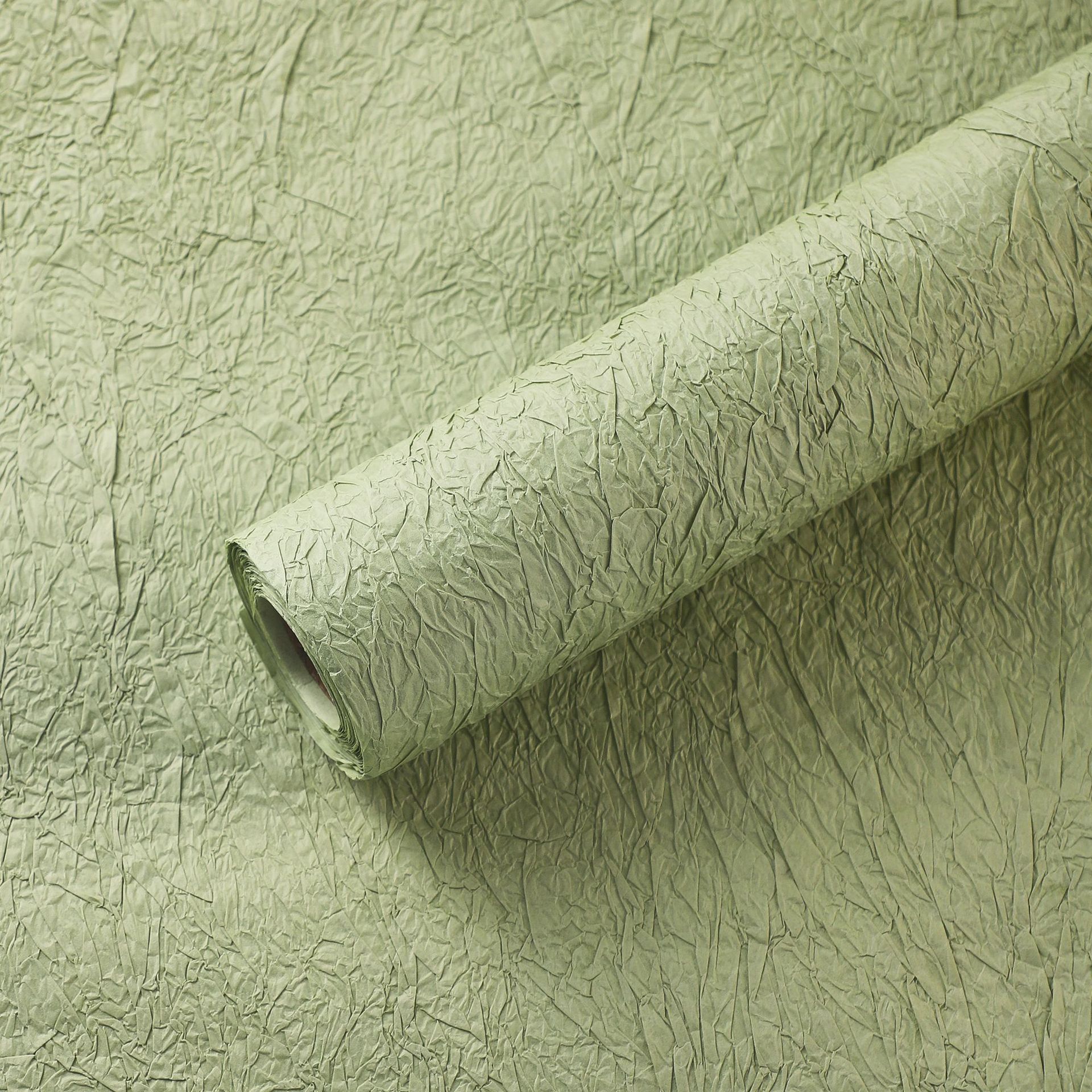 Papel de piedra hecho a mano, material de embalaje de flores, papel de textura, papel de textura de pliegue de doble capa, floristería, material floral, papel de embalaje