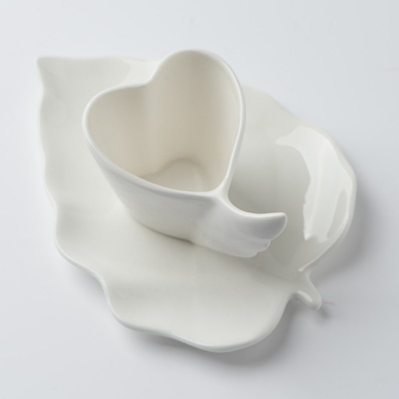 日式咖啡杯創意咖啡杯碟套裝陶瓷意式卡布奇諾杯簡約早餐牛奶杯