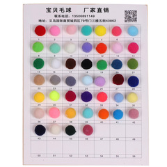 高彈滌綸絲毛球 彩色毛絨球diy幼兒園玩具服裝鞋帽小配件批發