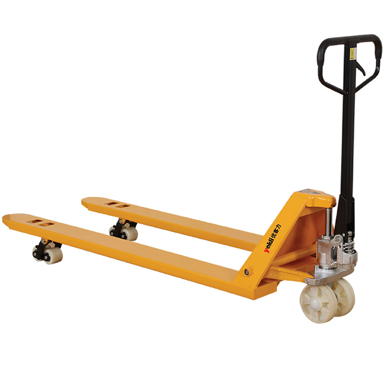 【批发销售】优客力CBF货叉加长型手动液压搬运车I货叉加长地牛