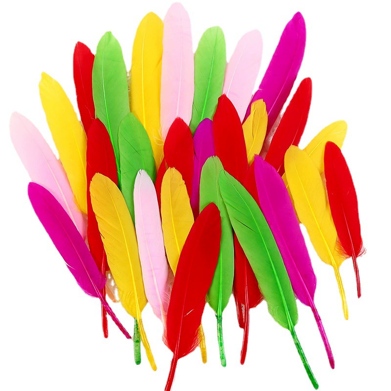 White children's creative art accessory for early age handmade