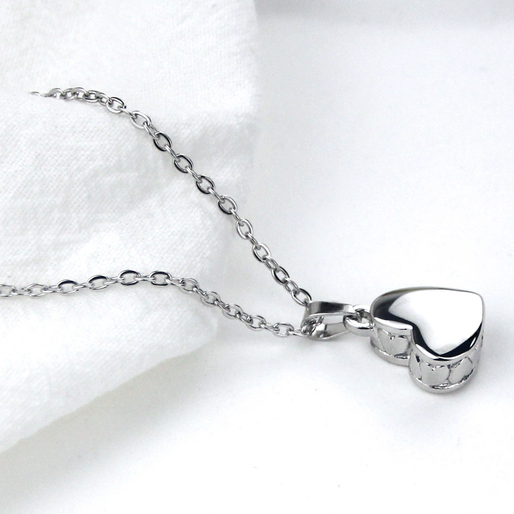 Популярное трансграничное электронная коммерция ювелирные изделия из нержавеющей стали ожерелье с прахом домашних животных кулон в форме сердца кулон в форме сердца