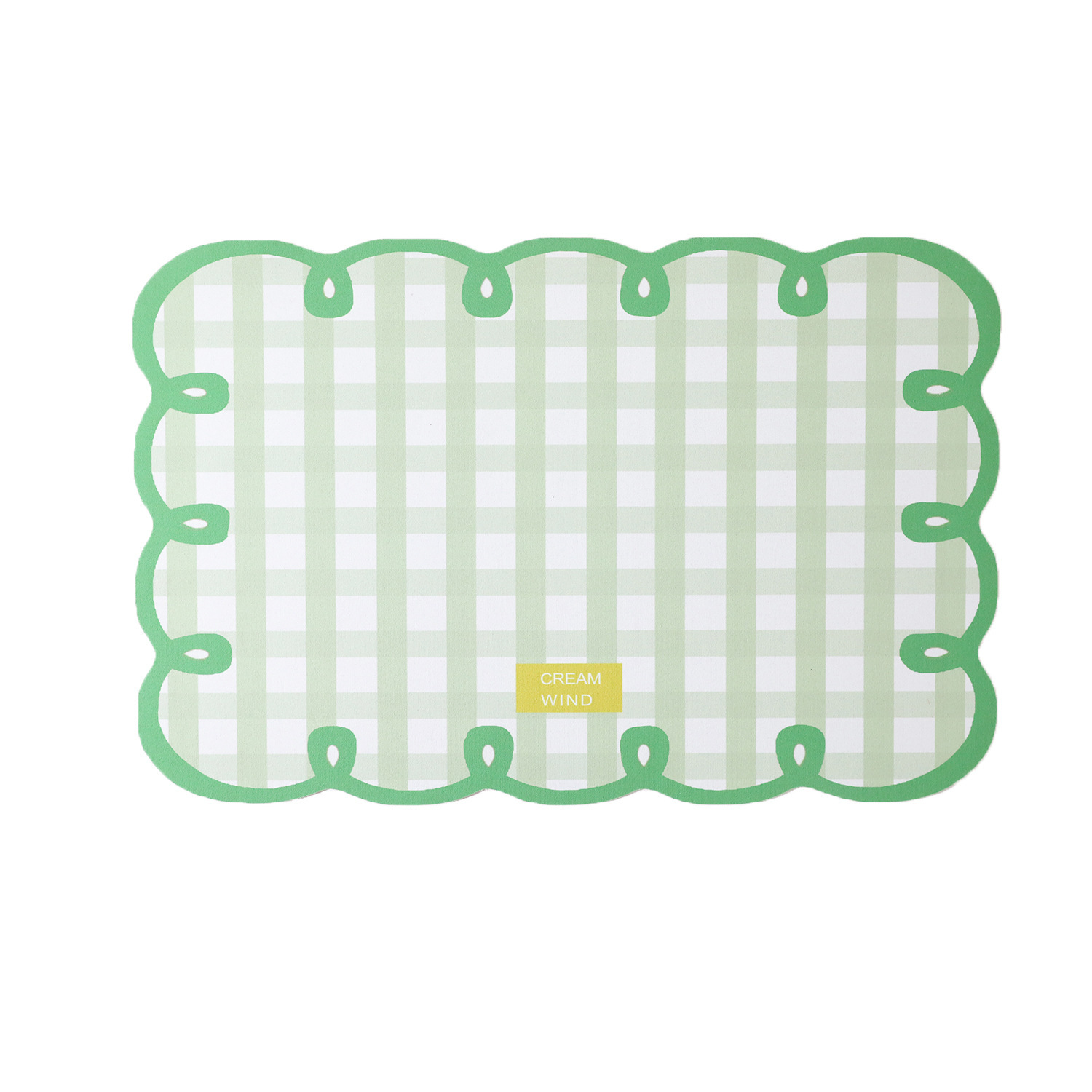 Manteles individuales para mascotas, almohadillas para cuencos de gato engrosadas, galletas a cuadros, manteles absorbentes de goma estampados, almohadillas de alimentación anti-espolvorear para perros pequeños