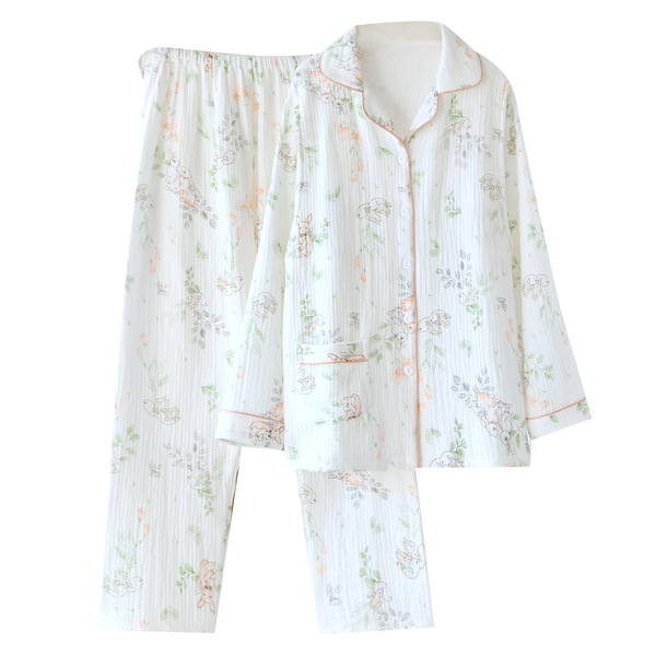 Antibacterial gauze postpartum pijama for young mother