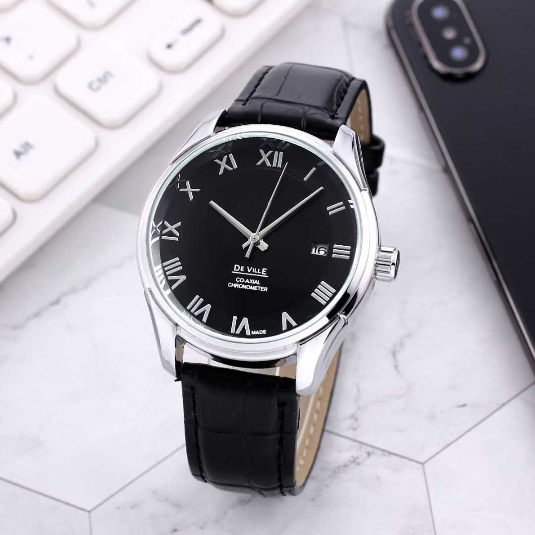 Men's classic leather belt, mechanical mechanical watch, fully automatic