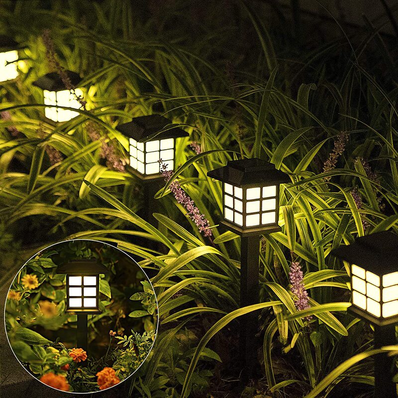 Solar Outdoor Led Lawn Light Small House Light Mini Solar Light Small Palace Light Courtyard Atmosphere Garden Light D