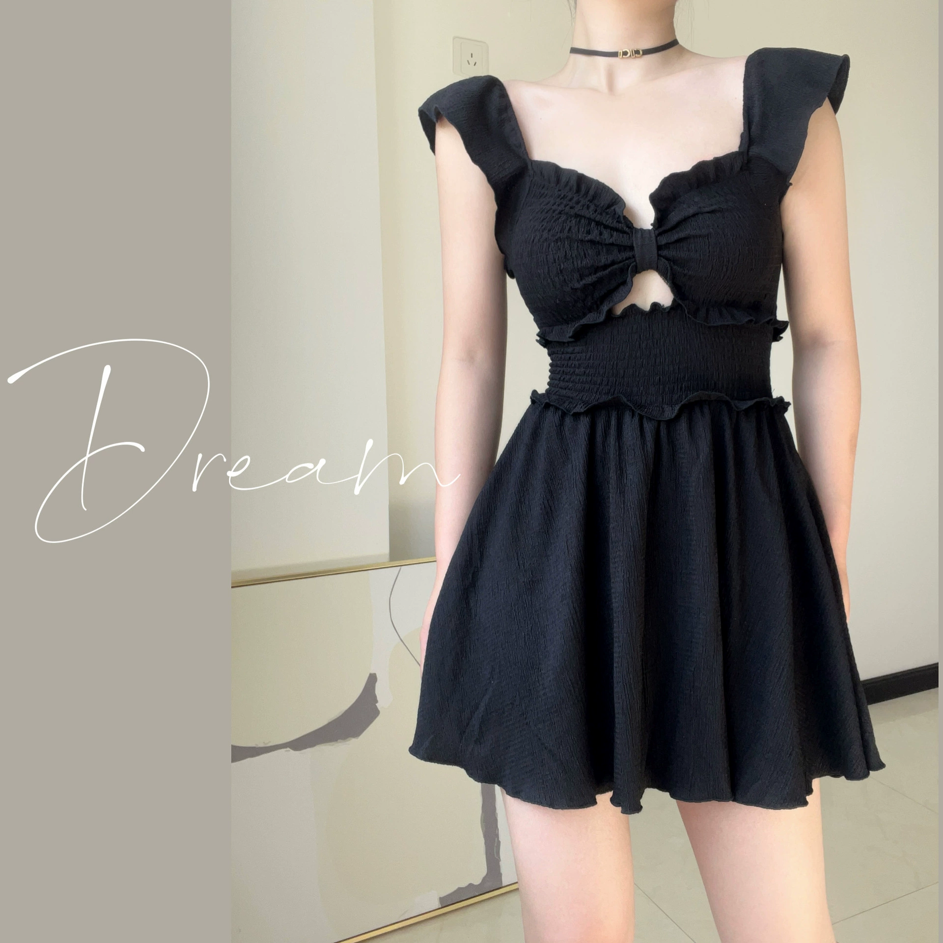 2024 новый купальник соединенных, чтобы покрыть живот, худой студент солнцезащитный крем юбка консервативный мода купальник дамы ins горячие источники