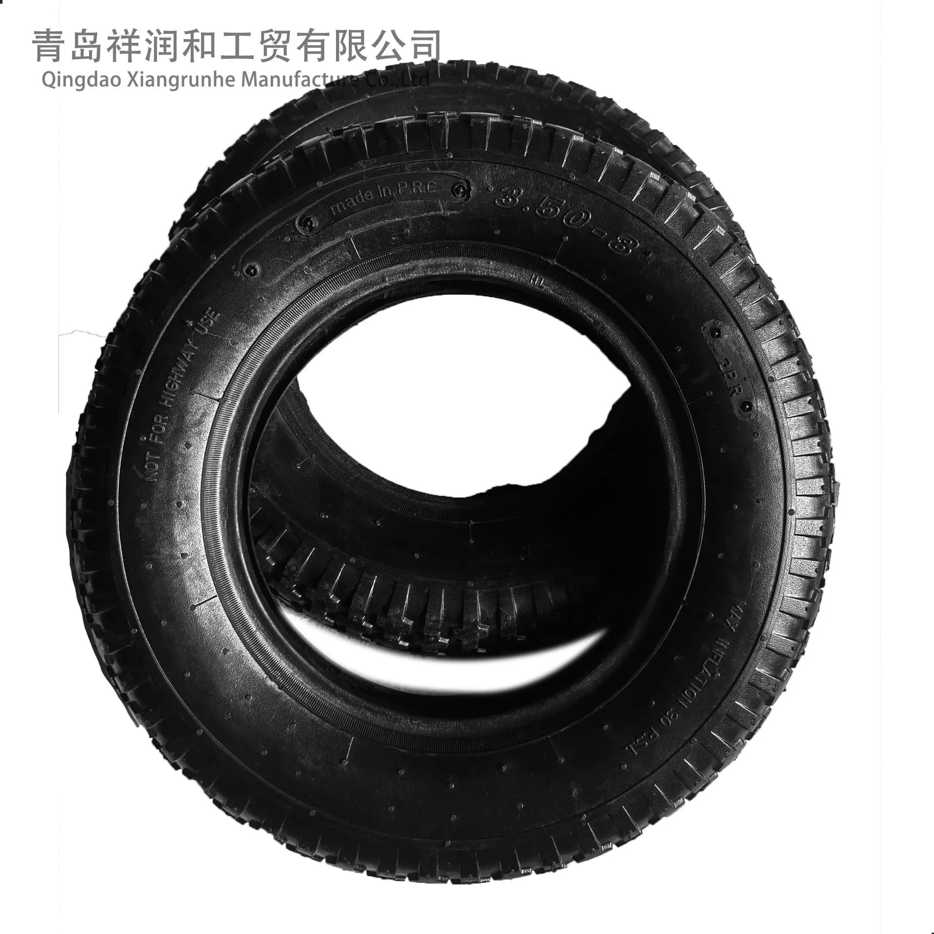 手推车轮胎3.50-8 厂家直销供应外贸出口力车货仓车充气外胎