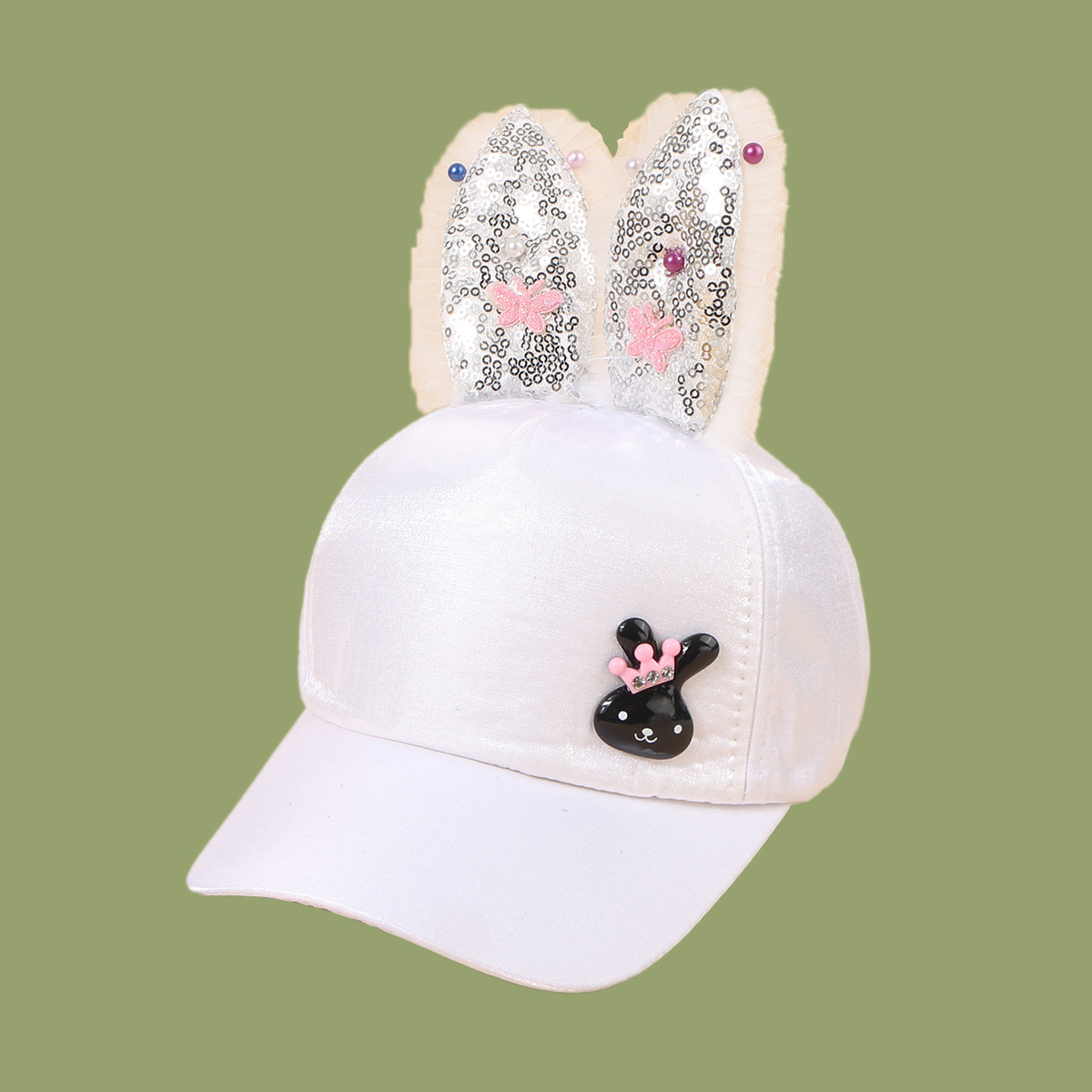 140g Weight Housewarming, Anniversary, Business, Wedding, Birthday, Festival Occasion Cotton Material Unisex Gender Korean Style Style White, Pink, Black Color Pink Bunny Fashion Cute Hat 11