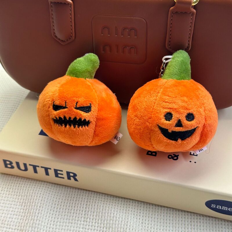 在庫あり面白いハロウィンカボチャぬいぐるみ小さなカボチャぬいぐるみペンダントキーホルダー人形卸売|undefined