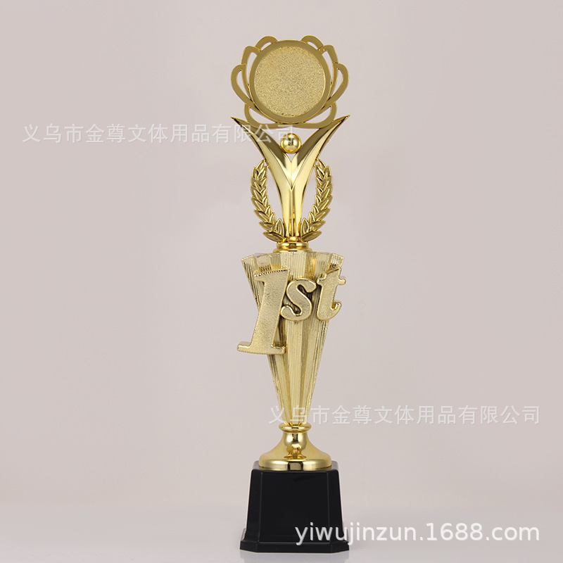Nuevos trofeos de plástico de la reunión deportiva de reconocimiento del trofeo del empleado sobresaliente, trofeo creativo, trofeo de trigo, trofeo digital