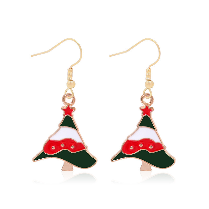 10g Weight Christmas Festival Women's Gender Cute Style Cute Drop Earrings 5