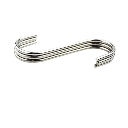 Bold non-magnetic stainless steel s-shaped hook kitchen s hook student desk hook metal iron large hook factory direct sale