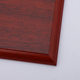 Factory wholesale medal wooden support blank wooden support base imitation mahogany medal wooden authorization gold foil paper certificate wooden support