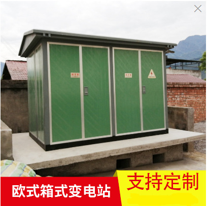 高压分支箱环网柜欧式箱变欧式箱变配电房高压630kva组合变压器