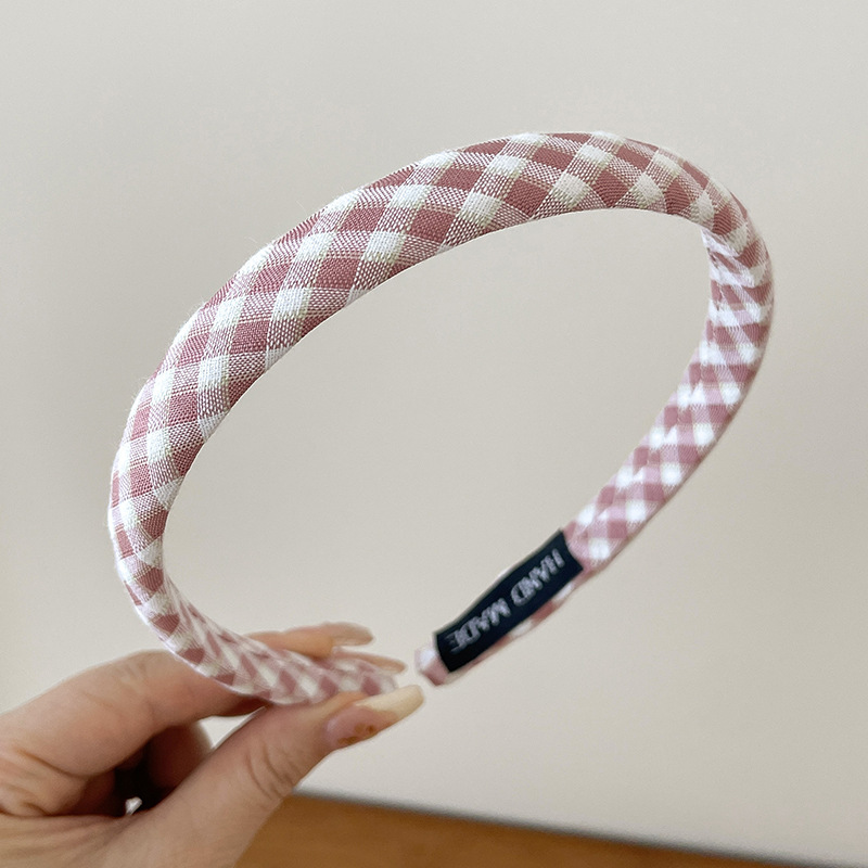 Diadema superior de cráneo alto para mujer que sale diadema de temperamento de todo fósforo paquete de cabello de Merad lavado de cara de sentido avanzado horquilla de cabello prensado tocado