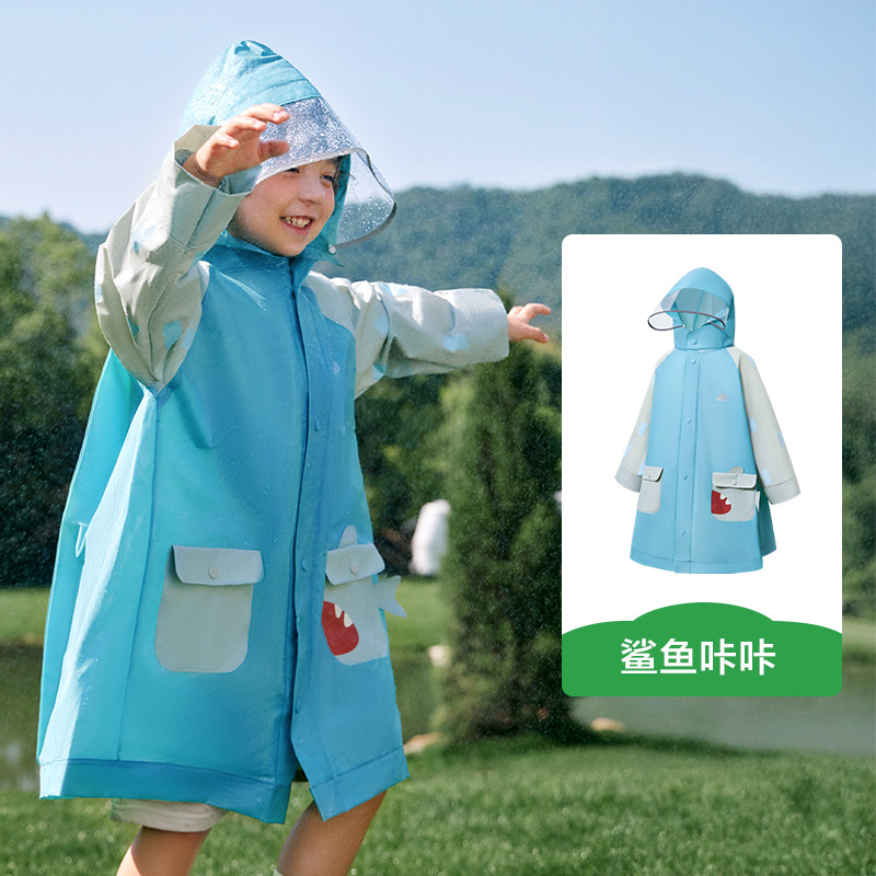 KK árbol impermeable para niños niños niños niñas estudiantes de primaria con mochilas escolares bebé jardín de infantes escuela especial poncho al aire libre