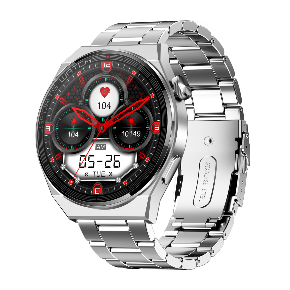 Smartwatch con chiamata bluetooth assistente vocale e frequenza_voghion.com