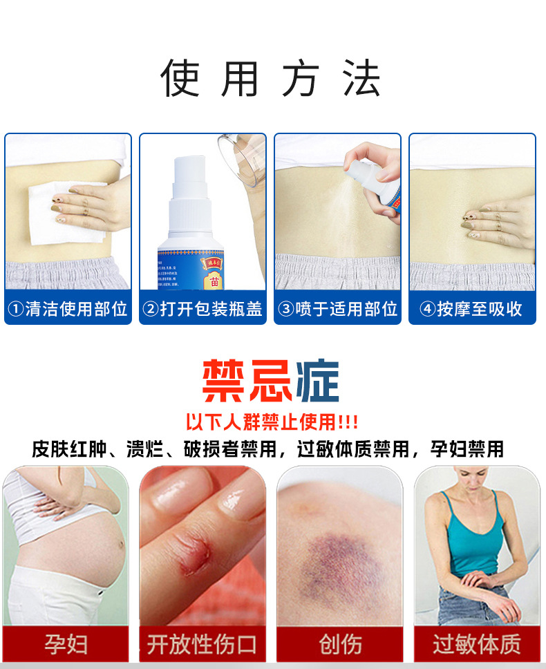 Yao Benren Snake Bone Spray 60ml External Herbal Spray for Neck Shoulder Waist and Legs preparation