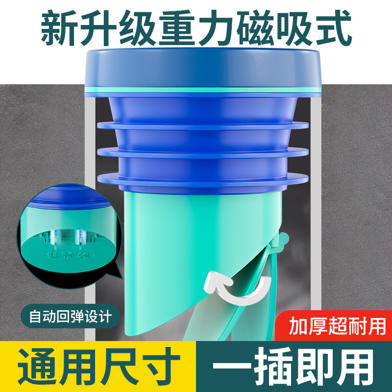 Toilet flange sealing ring fittings raised thickened lengthened deodorant silicone ring anti-overflow and anti-leakage universal type