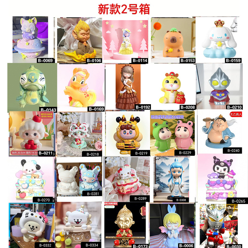 Labubu 石膏人形白胚インターネット有名人選択夜市の屋台子供の塗装 DIY 着色装飾品卸売|undefined