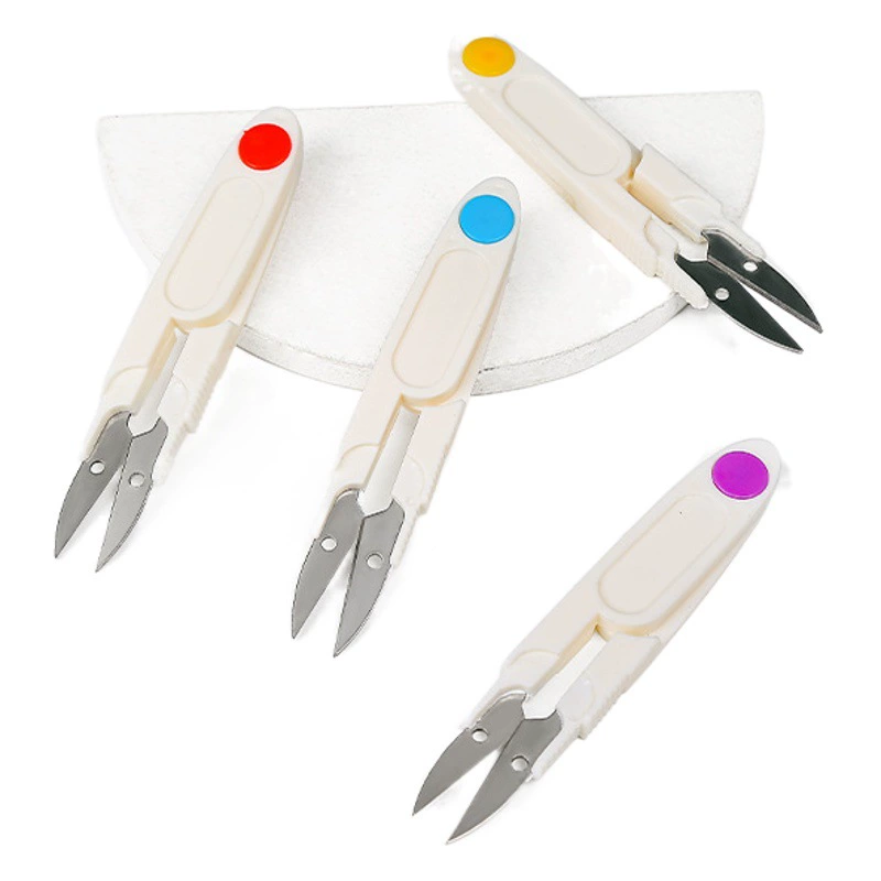 Красочная безопасная пряжа резка леска рыбалка маленькие ножницы вышивка крестиком резка пружинная пряжа резка производители оптом