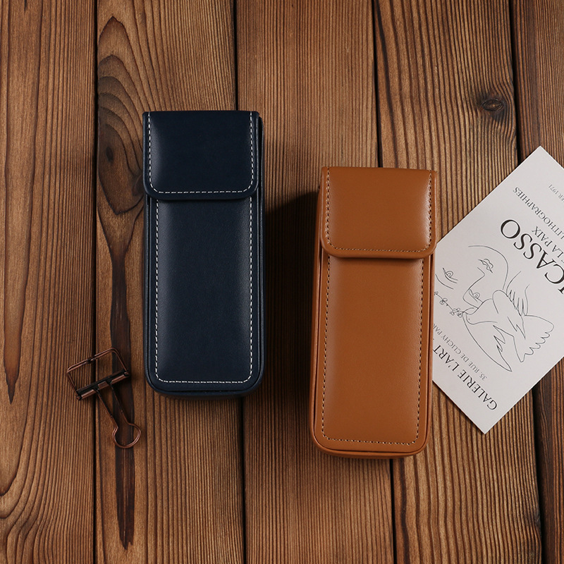 E88 large capacity flip glasses case PU leather sunglasses case large size anti-pressure large size sunglasses case can be customized