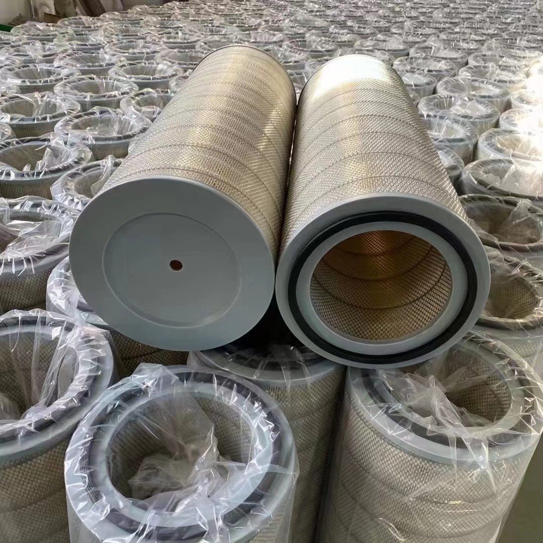 阻燃型滤筒 聚酯纤维复合纤维型椭圆形除尘滤筒