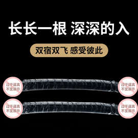 0eCA双头龙透明抽插假阳具自卫自慰器女性情趣拉拉粗女同