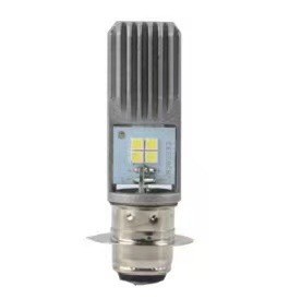 摩托车灯内置LED大灯P15D  8SMD远近 泡射灯电动车前照灯H4 BA20D